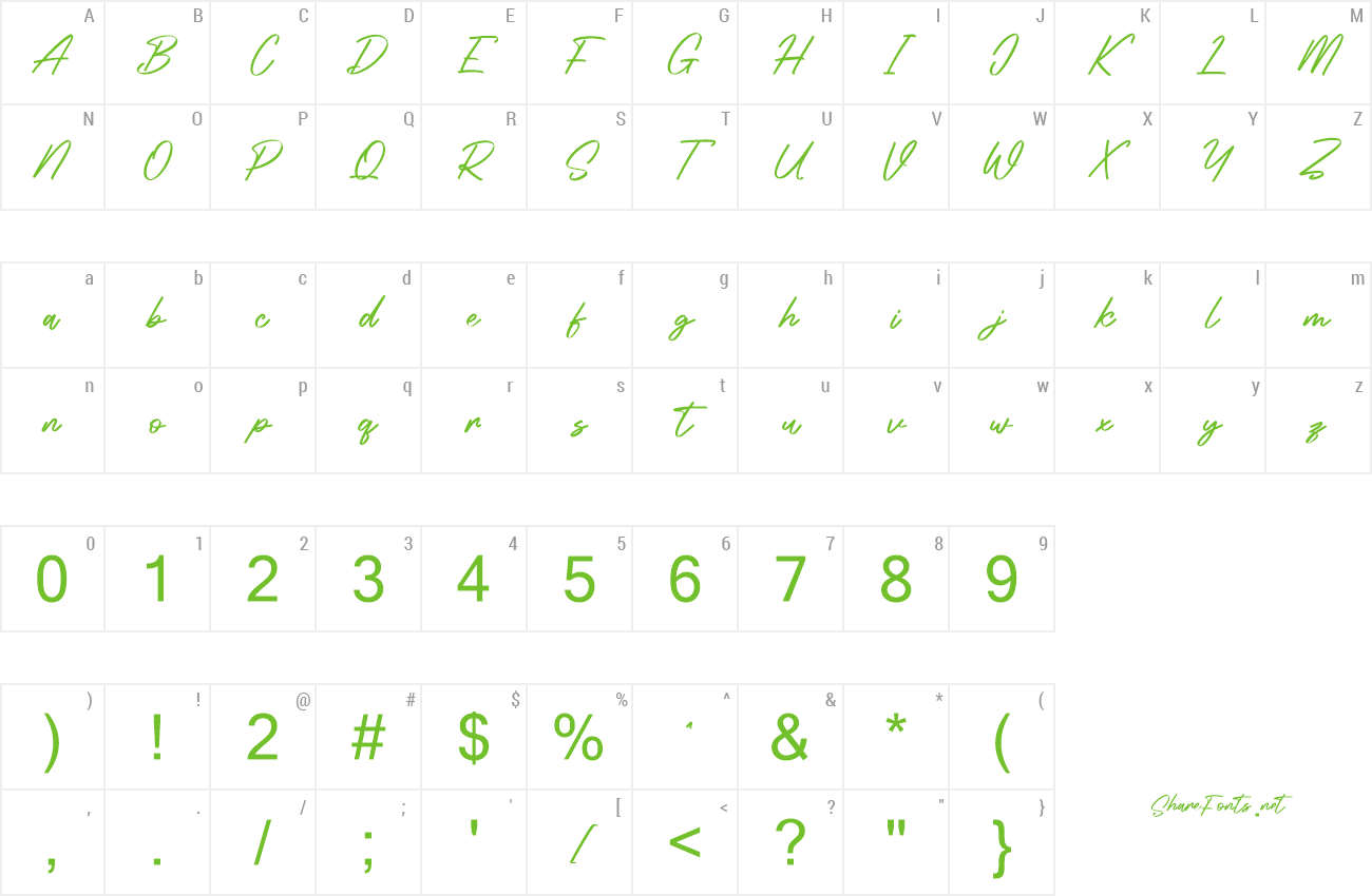 Font Westclock preview